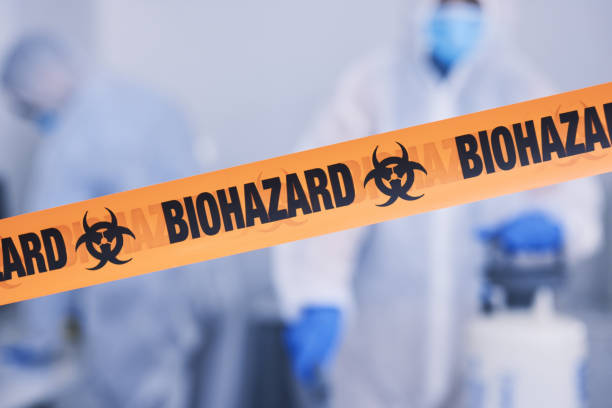 Professional Infectious Disease Decontamination technician working in Lincoln Park, PA
